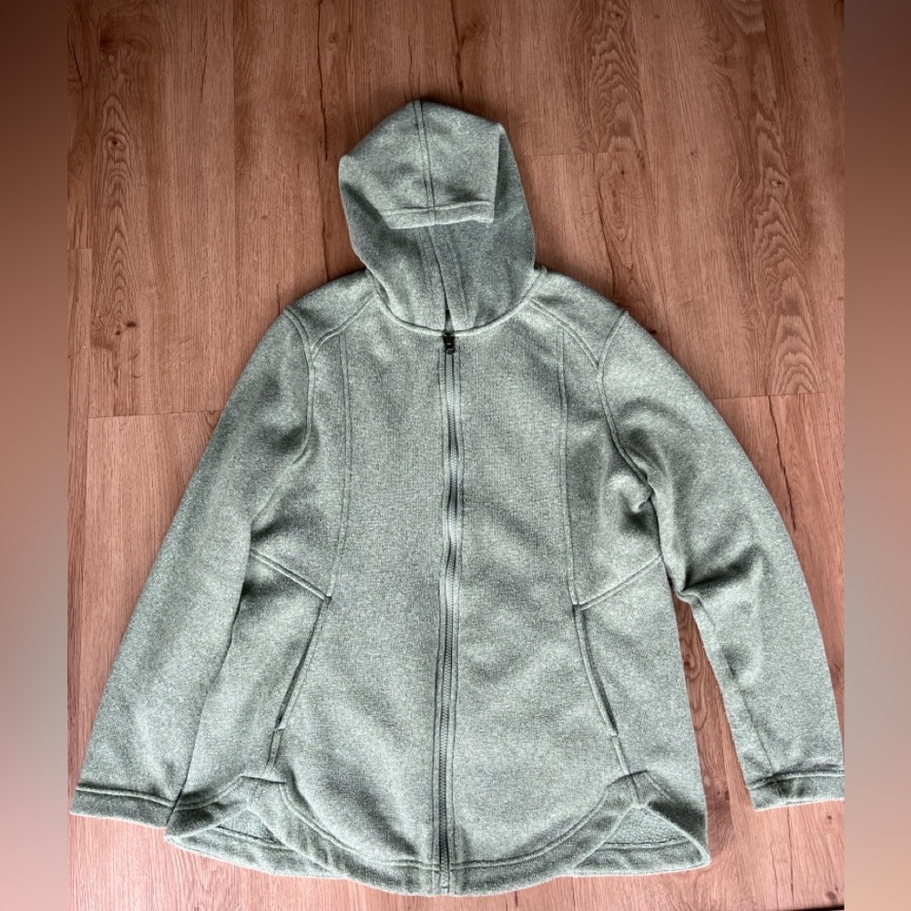 Eddie Bauer Radiator 2.0 Full Zip Fleece Jacket Women’s XL Green Soft Warm
